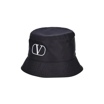 Valentino Logo Embroidered Bucket Hat
