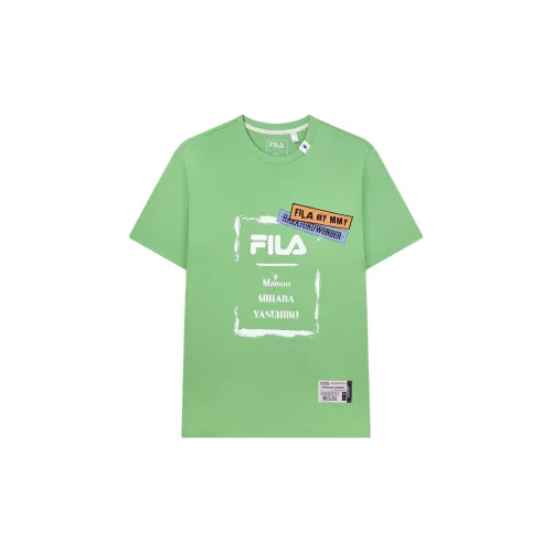 FILA T-Shirts Unisex Emerald Green