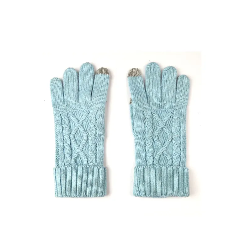 MARJAKURKI Wool Atmosphere Hand Gloves With Needle And Thread Embroidery Greeting Card Women's-12
