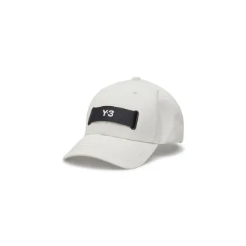 Y 3 Polyester Baseball Caps Unisex White