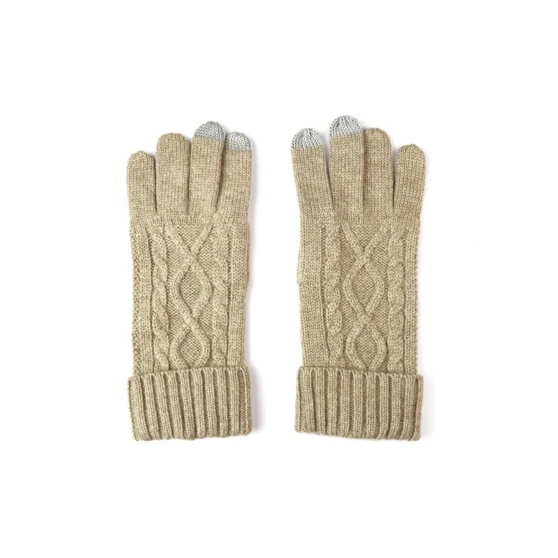MARJAKURKI Wool Atmosphere Hand Gloves With Needle And Thread Embroidery Greeting Card Women's-4