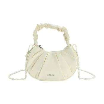 FILA Heritage Fabric Cloud Bag, Handbag, Shoulder Bag, Crossbody Bag Regular Women's Cheese White