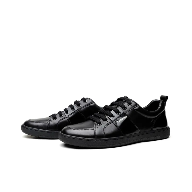 CHARRIOL Low Top Skateboard Shoes Men's Black-2