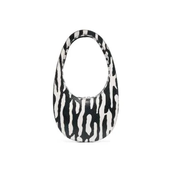 COPERNI Leather Shoulder Bag Handbag Women's Black White