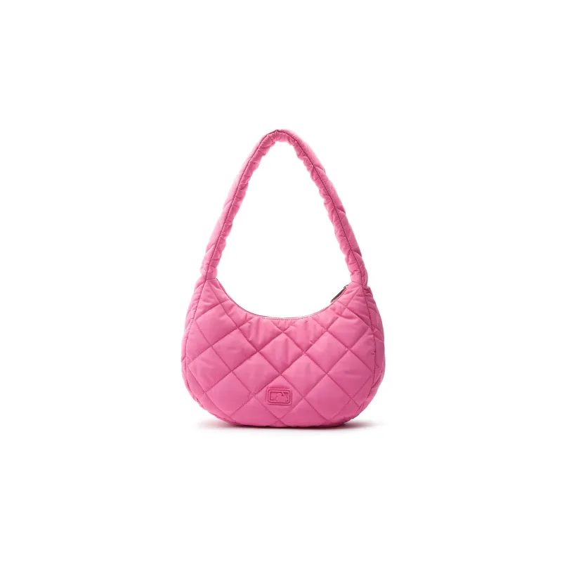 MLB Polyester Cloud Bag Dumpling Bag Shoulder Bag Handbag Shoulder Bag Women's Pink-3