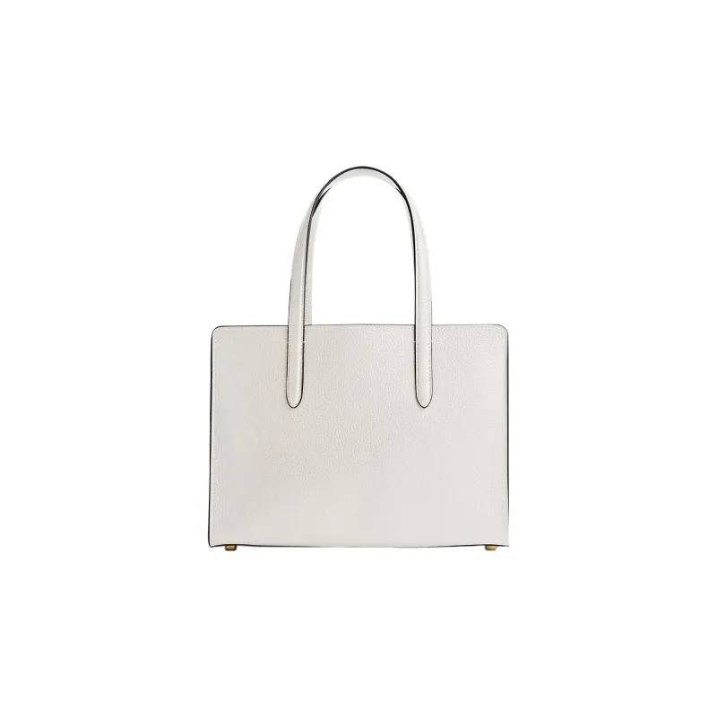 COACH Carter Pebbled Leather Tote Bag, Shopping Bag, Handbag Tubas Women's White-2