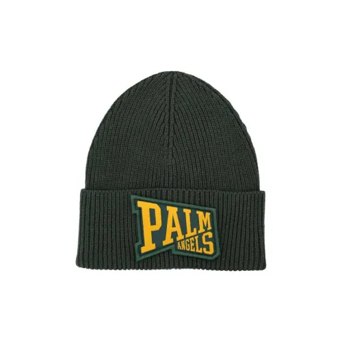 PALM ANGELS Beanies Men Dark Green