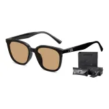 Black Frame with Tea Brown Lens (Polarized)