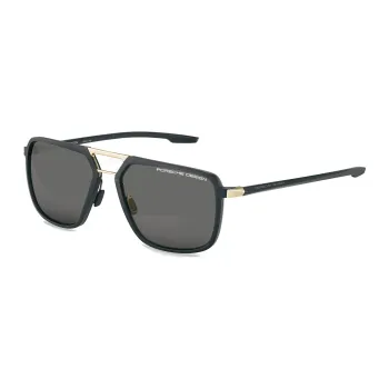 PORSCHE DESIGN Plate Frame Square Sunglasses Men's