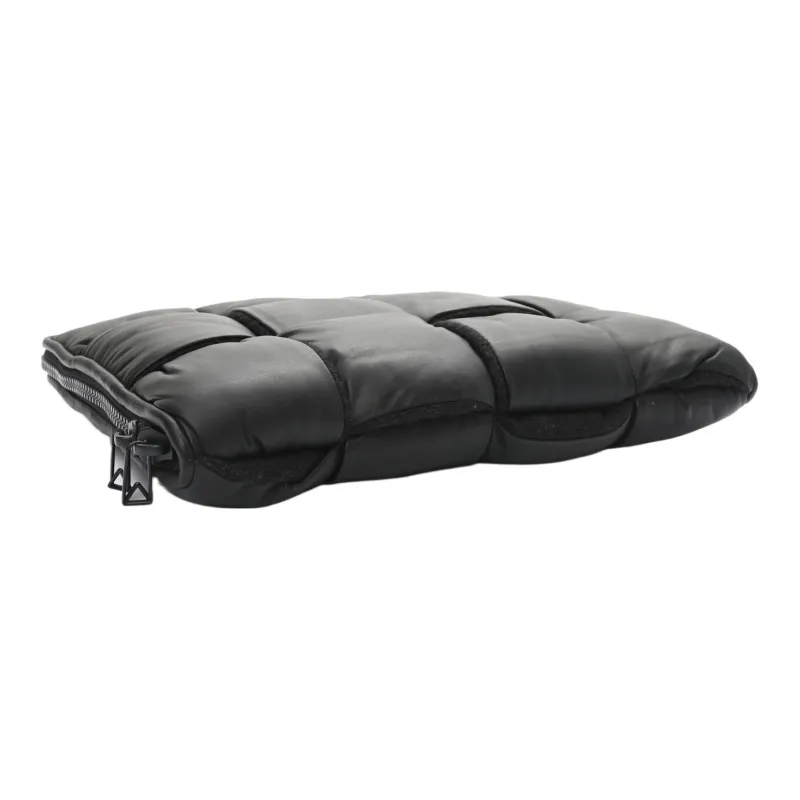 Bottega Veneta Intrecciato Cow Leather With Wool Storage Bag Clutch Men's Black-2