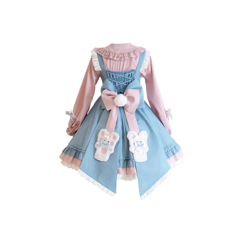 BAOLEGEMAO Lolita Fashion Women's Blue-1