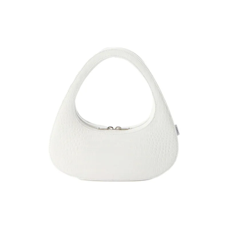 COPERNI Calfskin Baguette Bag Handbag Women's White-3