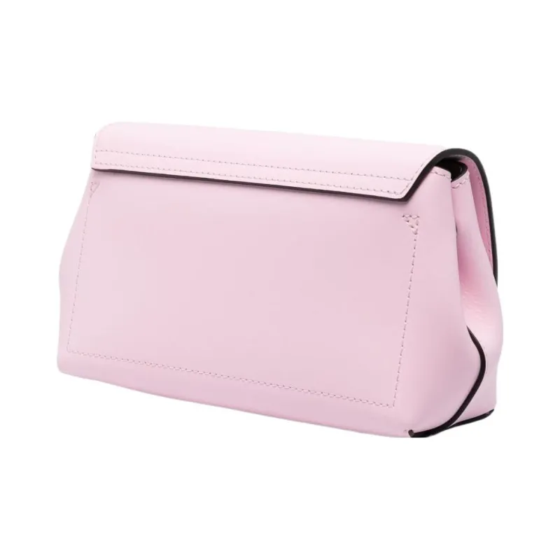 LONGCHAMP Roseau Calfskin Big Bag, Handheld Shoulder Bag, Crossbody Bag Women's Light Pink-1
