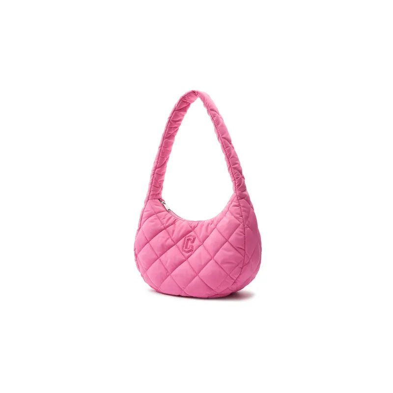 MLB Polyester Cloud Bag Dumpling Bag Shoulder Bag Handbag Shoulder Bag Women's Pink-1