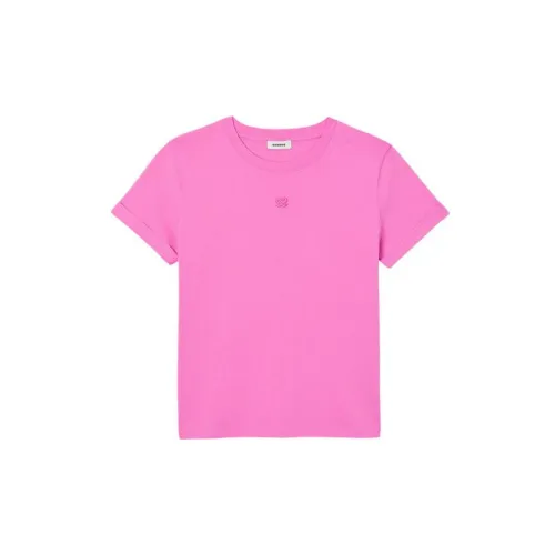 Sandro T-Shirts Women's Pink