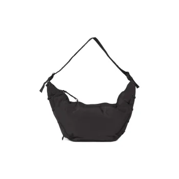 Lemaire Polyamide Croissant Bag, Handbag, Shoulder Bag, Crossbody Bag Large Size Unisex Black
