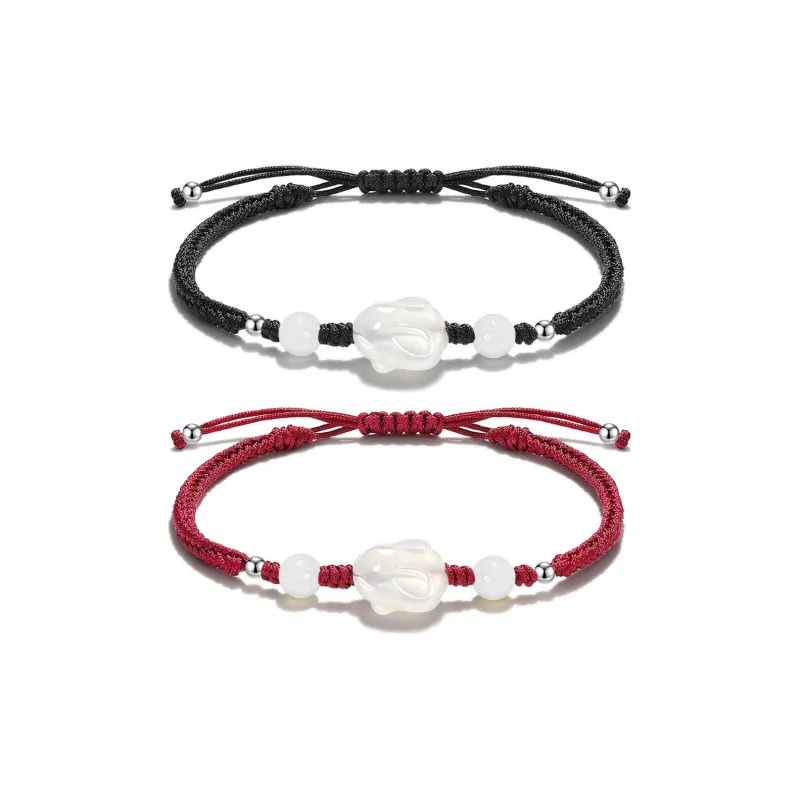 Teddy Bear Collection Chalcedony Bracelets Women's-2