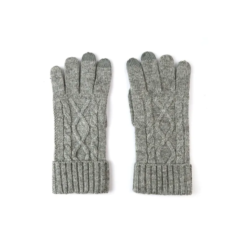 MARJAKURKI Wool Atmosphere Hand Gloves With Needle And Thread Embroidery Greeting Card Women's-0