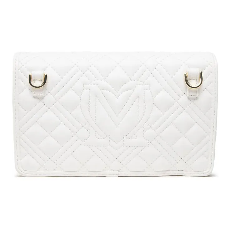 LOVE MOSCHINO Crossbody Bag Shoulder Bag Women's White-4