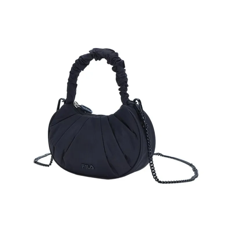 FILA Heritage Fabric Cloud Bag, Handbag, Shoulder Bag, Crossbody Bag Women's Black-1