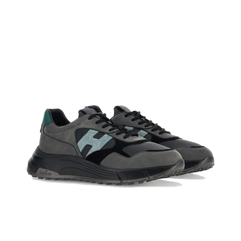HOGAN Hyperlight Panelled Lace-Up Sneakers-2