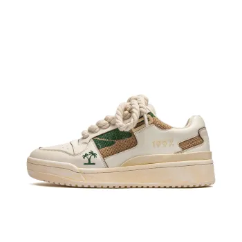 Youthloser Low Top Skateboard Shoes Unisex Beige