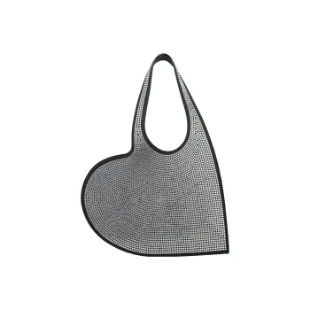 COPERNI Leather Handbag Mini Women's Silver/Black