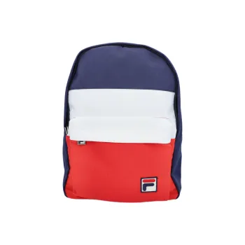 FILA Polyester Backpack Unisex Blue/Red/White