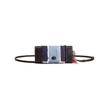 COACH Envelope Leather Envelope Bag Shoulder Bag Crossbody Bag Wallet Small Size Women's Black