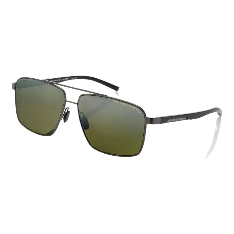 PORSCHE DESIGN Plate Frame Stainless Steel Square Sunglasses Unisex-3