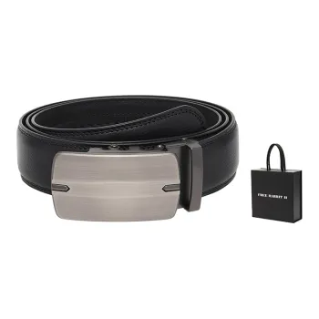 FREE RABBITⅡ Minimalist Style Smooth Finish Casual Versatile Business Automatic Buckle Leather Belts Men's
