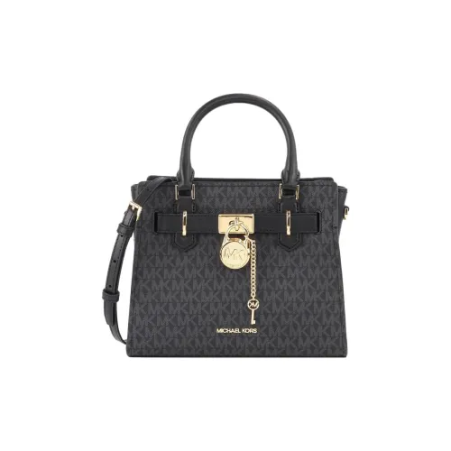 MICHAEL KORS Leather Shoulder Bag, Crossbody Bag, Handbag Small Size Women's Black