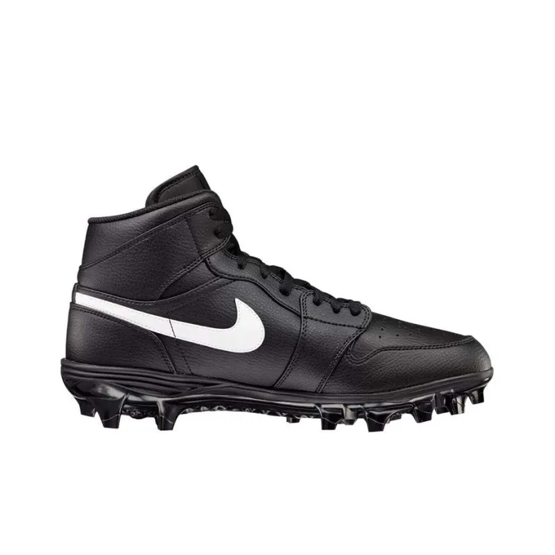 Jordan 1 Mid Td Cleat Black White-1