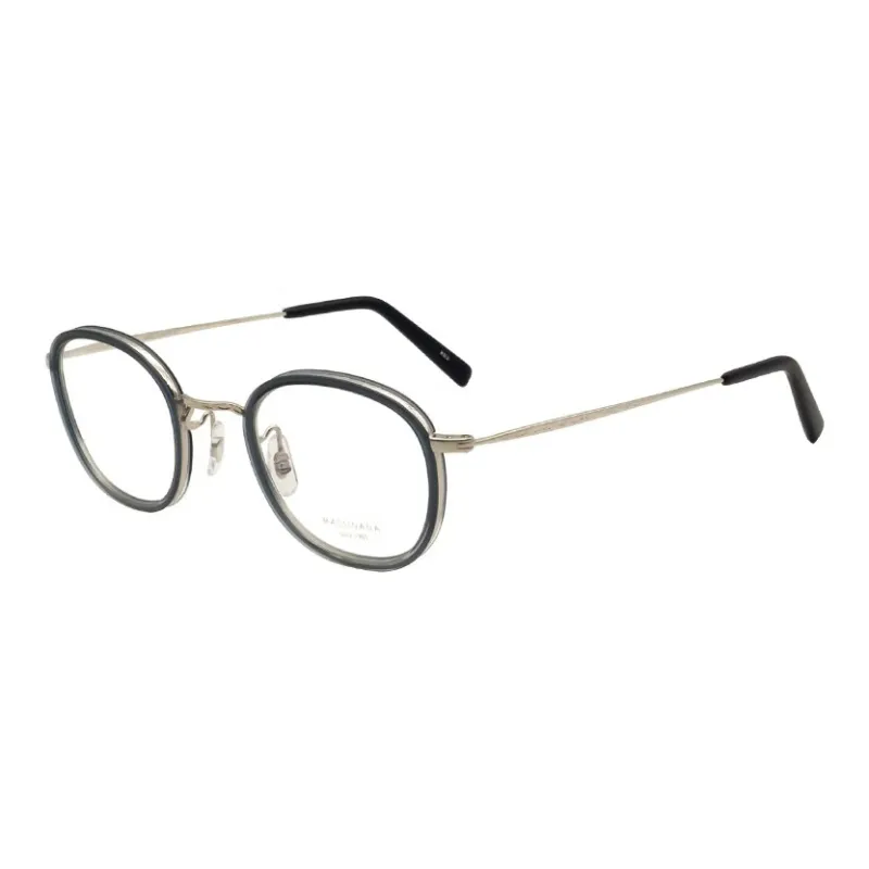 MASUNAGA Plate Frame With Titanium Plate And Titanium Alloy Round Optical Glasses Unisex-4
