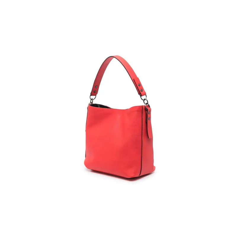 LONGCHAMP 3D Calfskin Tote Bag Shopping Bag Handbag Shoulder Bag Crossbody Bag Small Size Women's Red-1