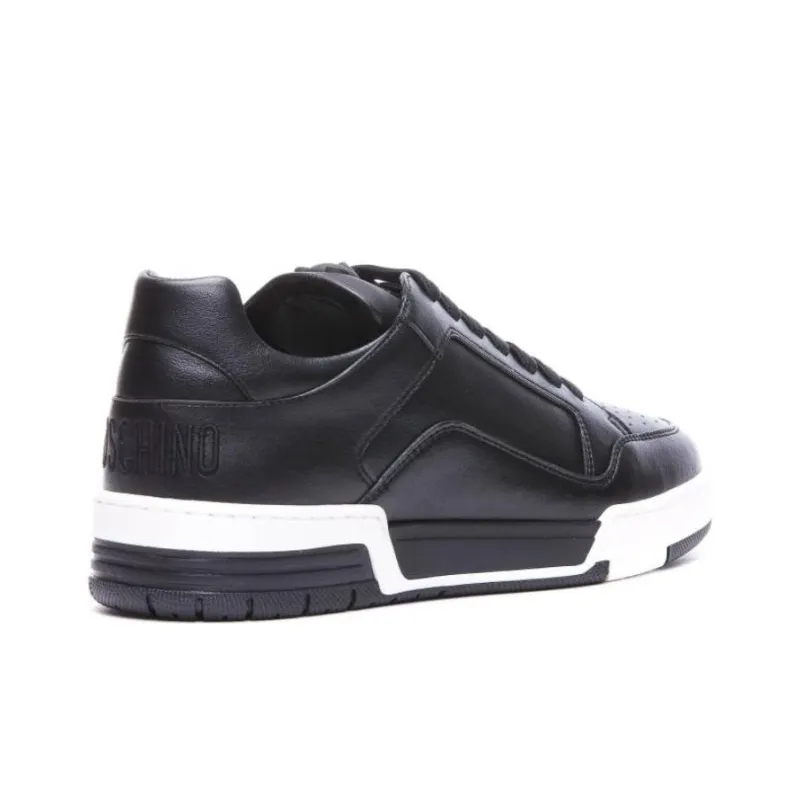 MOSCHINO Teddy Bear Detailed Lace-Up Sneakers-3