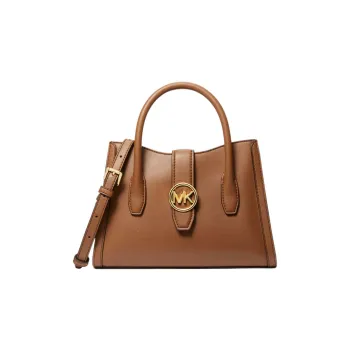 MICHAEL KORS Leather Crossbody One Shoulder Handbag Trumpets Women's Brown