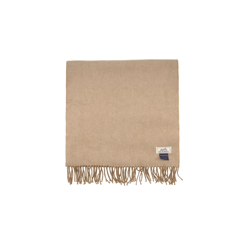 HERMES Cashmere Knit Scarves Unisex-2