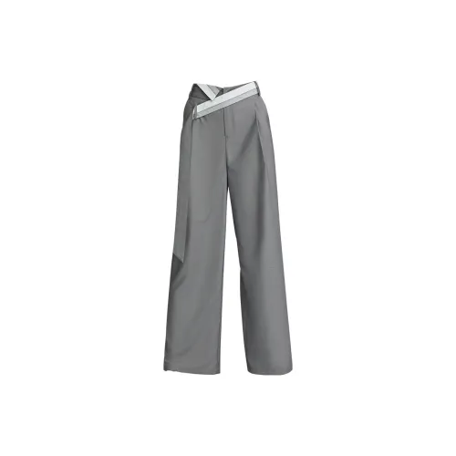 ELLE Casual Pants Women's Medium Gray