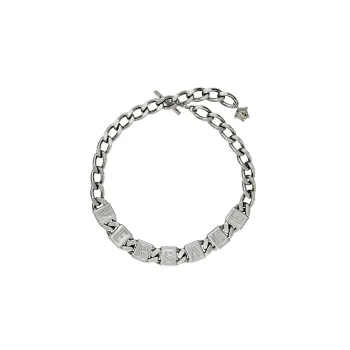VERSACE Necklaces Women's Silver