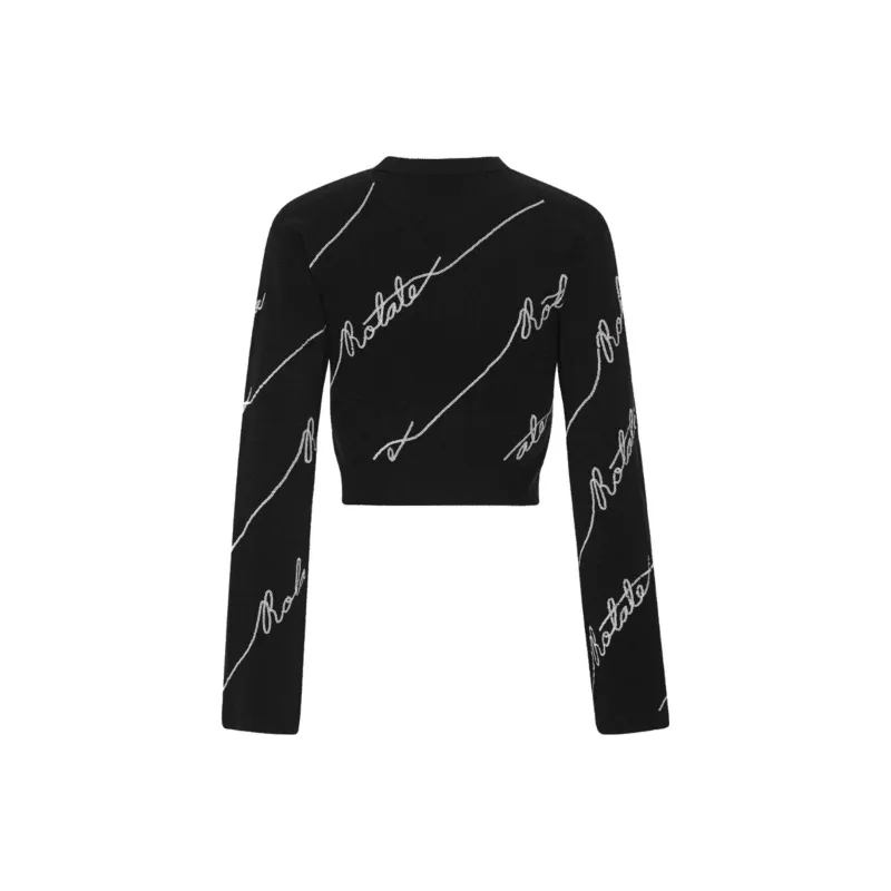 Rotate Sequinned Logo Jumper-1