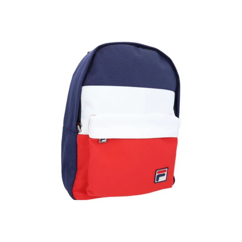 FILA Polyester Backpack Unisex Blue/Red/White-1