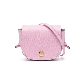 LONGCHAMP Épure Leather Shoulder Bag, Crossbody Bag, Coin Purse Mini Women's Light Pink
