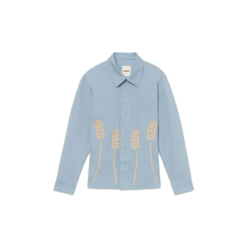 Sandro Jackets Men Sky Blue