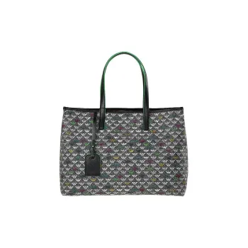 EMPORIO ARMANI PVC Tote Bag Shopping Bag Shoulder Bag Handbag Women's Multicolor