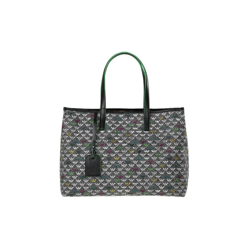 EMPORIO ARMANI PVC Tote Bag Shopping Bag Shoulder Bag Handbag Women's Multicolor-0