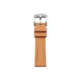 Apricot Yellow-Fluoroelastomer-Silver-Tone Buckle