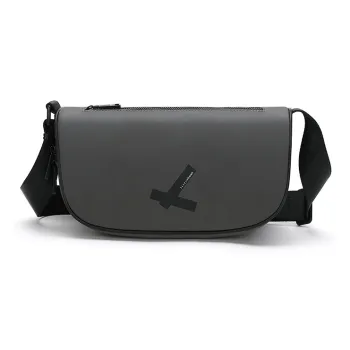 ELLE HOMME Fabric Shoulder Bag Regular Unisex Solid Color