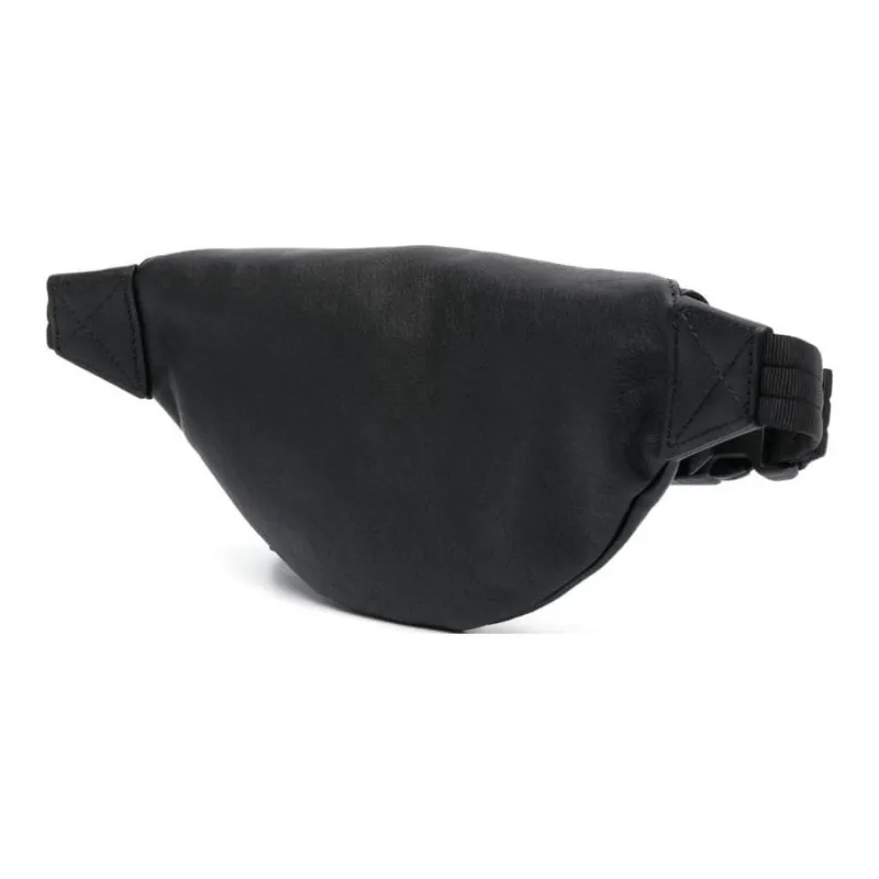 LONGCHAMP Cow Leather Sling Bag Fanny Pack Crossbody Bags Medium Size Women's Black-1
