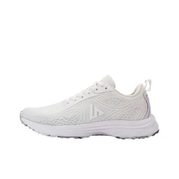 SANJEG Low Top Running Shoes Unisex Pearl White